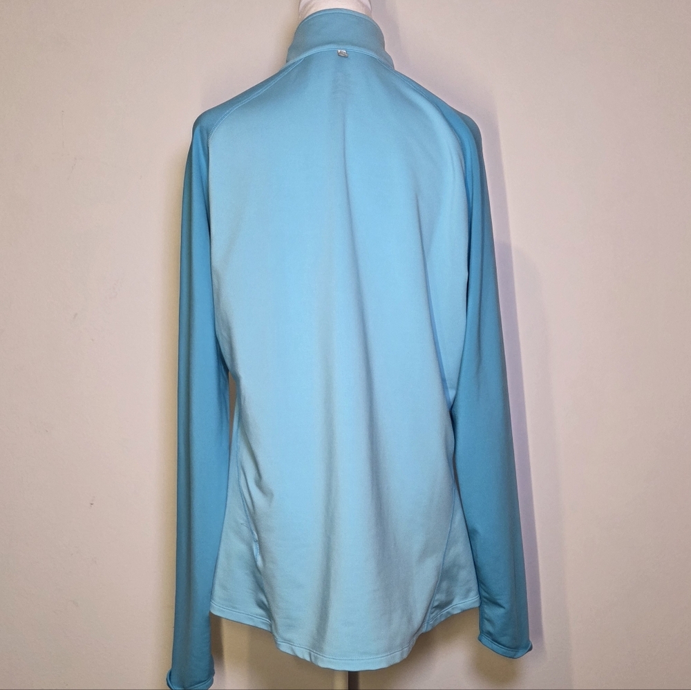 Nike Light Blue Quarter-Zip Pullover - Picture 4 of 5